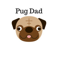 Pug Dad- Men's Tee Design